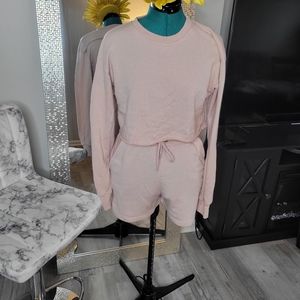 Cream comfy short set